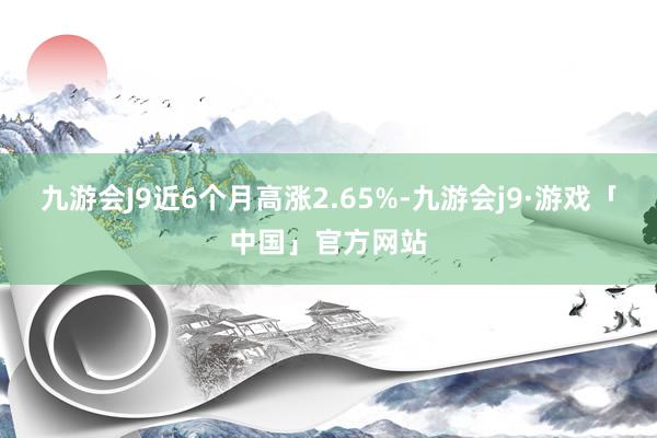 九游会J9近6个月高涨2.65%-九游会j9·游戏「中国」官方网站